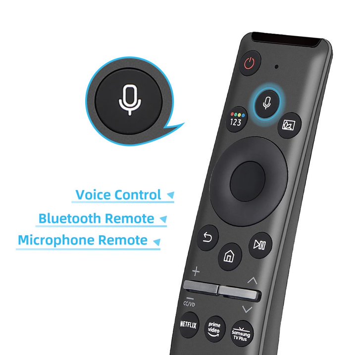 Replacement Voice Remote for Samsung TVs, only for Samsung-TV-Remote with Voice Function, for Samsung QLED UHD HDR FHD 4K 8K Smart TV