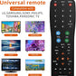 Waterproof Universal TV Remote Control for TV, Audio System, Cable/Satellite Box, DVD Player, Roku TV, Apple TV, Easy Clean - 2 in 1(WP-1842B)