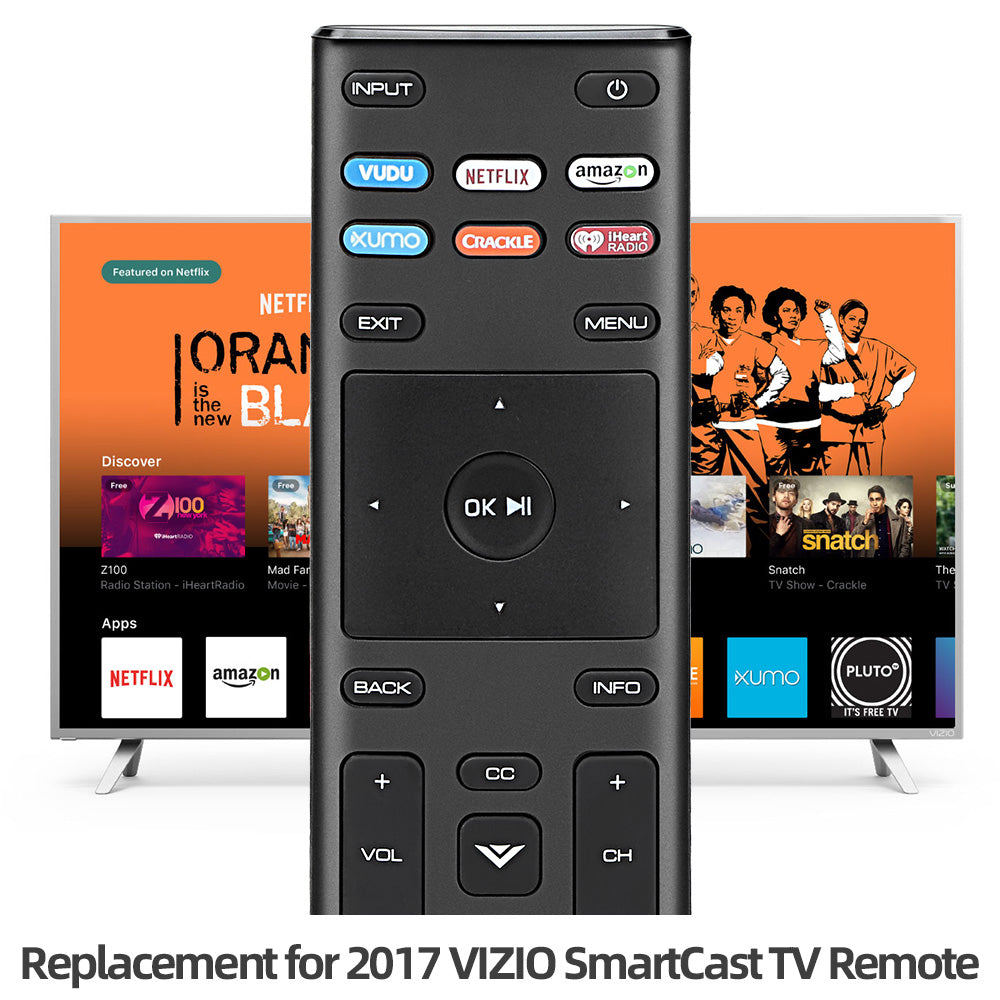 Universal Remote Control, XRT136 for VIZIO All LED LCD HD 4K UHD NEO QLED HDR Smart TVs