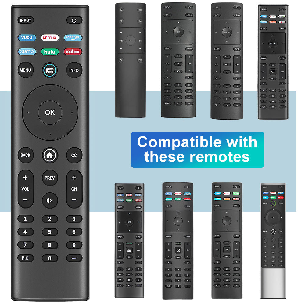 XRT140 Watchfree Smart TV Remote Works with All VIZIO Smart TVs