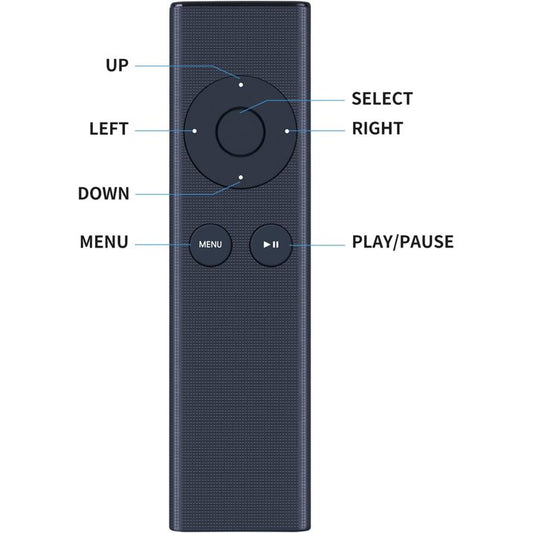 New universal remote control MC377LL/A fits for Mac Music System iPhone iPad iPod Apple 2/3 TV Box A1156 A1427