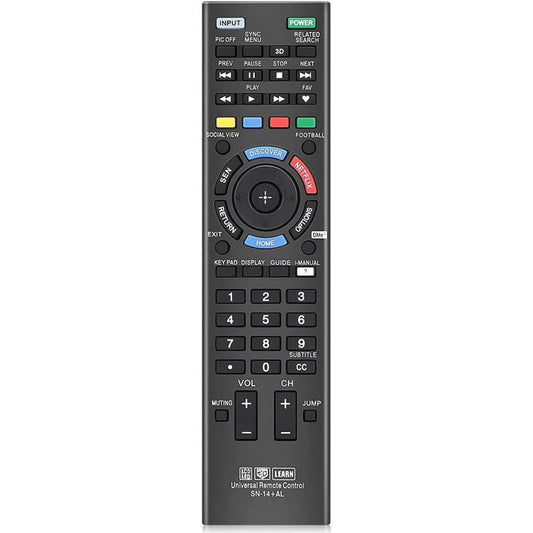 Universal Remote Control for Sony TV Remote All Sony 4K Ultra HD Smart LED HDTV Smart bravia TVs with Netflix Buttons(SN-14+AL)