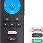 Replacement Remote for All Roku TV, Universal Remote for TCL Roku/Hisense Roku/ONN Roku/Sharp Roku TV with Netflix, Sling, VUDU and Hulu Buttons